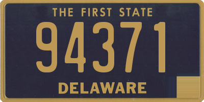 DE license plate 94371