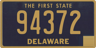 DE license plate 94372