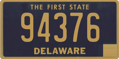 DE license plate 94376
