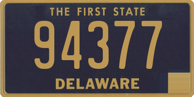 DE license plate 94377