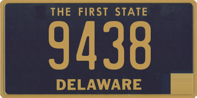DE license plate 9438