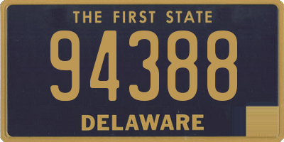 DE license plate 94388