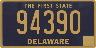 DE license plate 94390