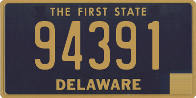 DE license plate 94391