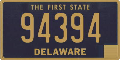 DE license plate 94394