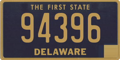 DE license plate 94396