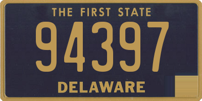 DE license plate 94397