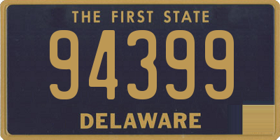 DE license plate 94399
