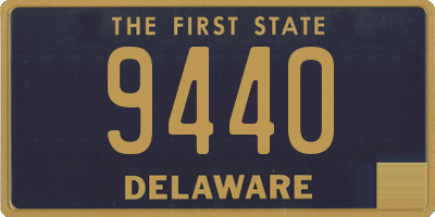 DE license plate 9440