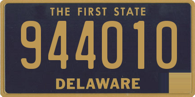 DE license plate 944010