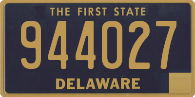 DE license plate 944027