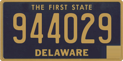 DE license plate 944029