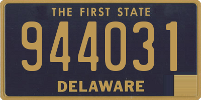 DE license plate 944031