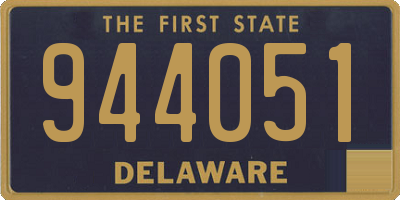 DE license plate 944051