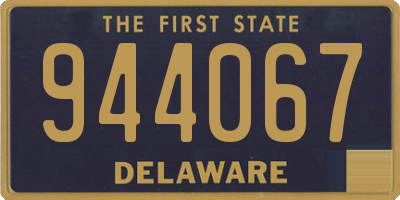 DE license plate 944067