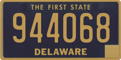 DE license plate 944068
