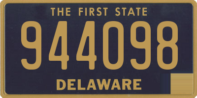 DE license plate 944098