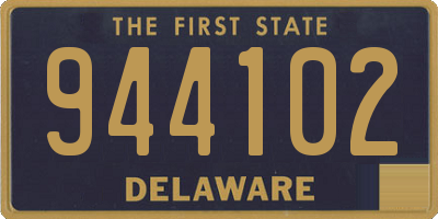 DE license plate 944102