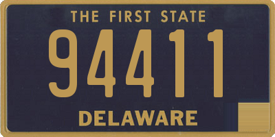 DE license plate 94411