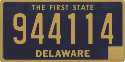 DE license plate 944114