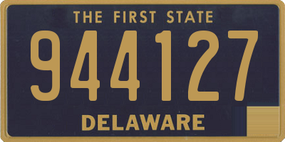 DE license plate 944127