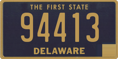 DE license plate 94413