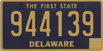 DE license plate 944139