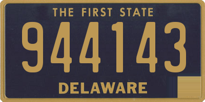 DE license plate 944143