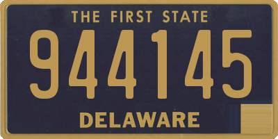 DE license plate 944145