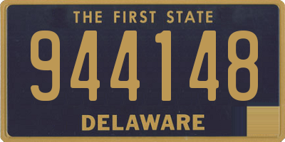 DE license plate 944148
