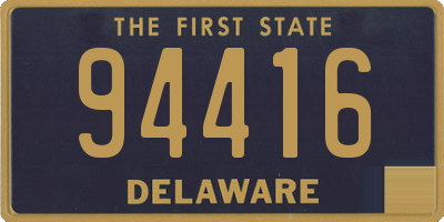 DE license plate 94416