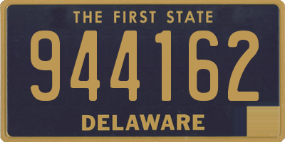 DE license plate 944162