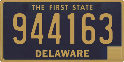 DE license plate 944163