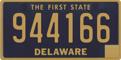 DE license plate 944166