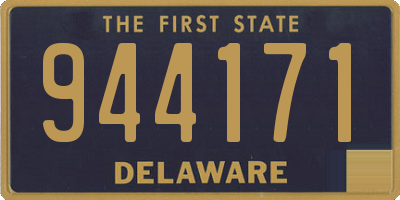 DE license plate 944171