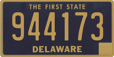 DE license plate 944173