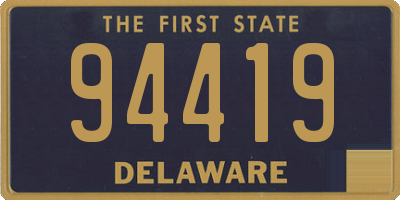 DE license plate 94419