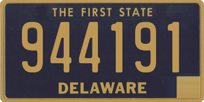 DE license plate 944191