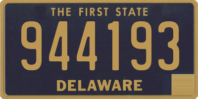 DE license plate 944193