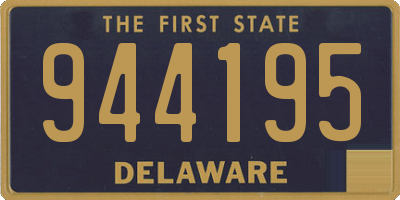 DE license plate 944195