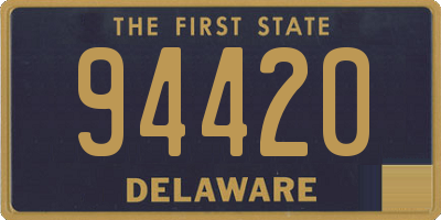 DE license plate 94420