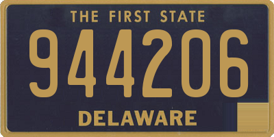 DE license plate 944206