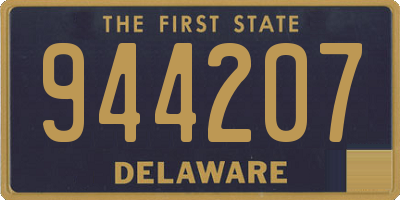DE license plate 944207