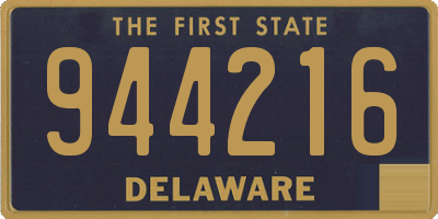 DE license plate 944216