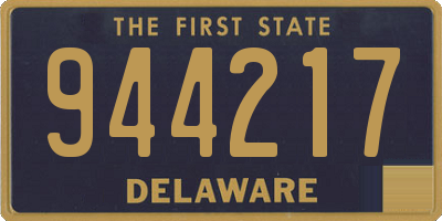 DE license plate 944217