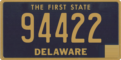 DE license plate 94422