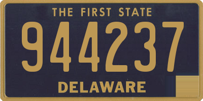 DE license plate 944237