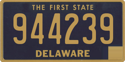 DE license plate 944239