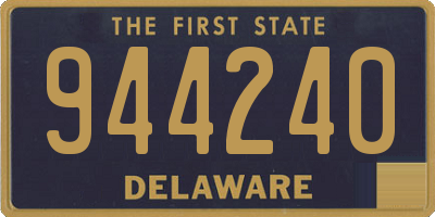 DE license plate 944240