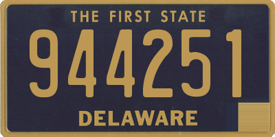 DE license plate 944251